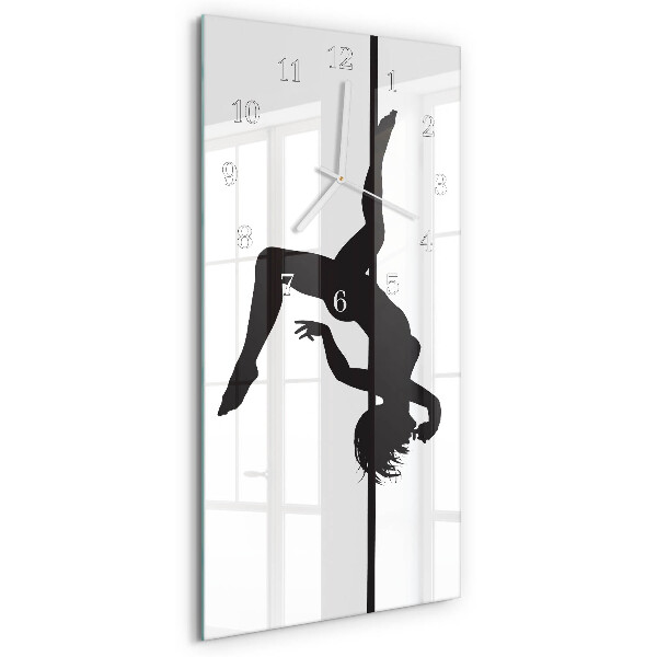 Vertikale Uhr Pole-Tänzerin