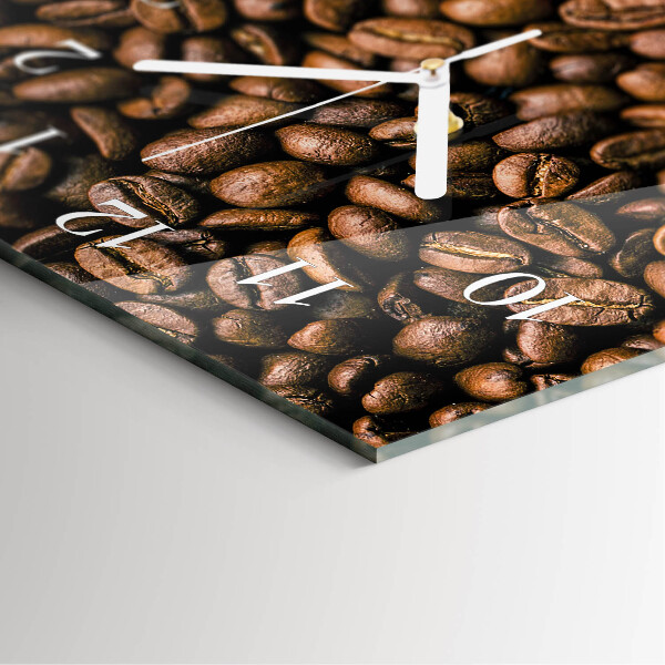 Vertikale Uhr Kaffeebohnen