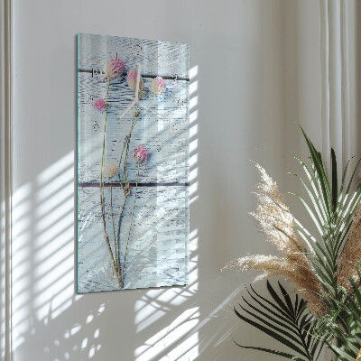 Vertikale Uhr Klee