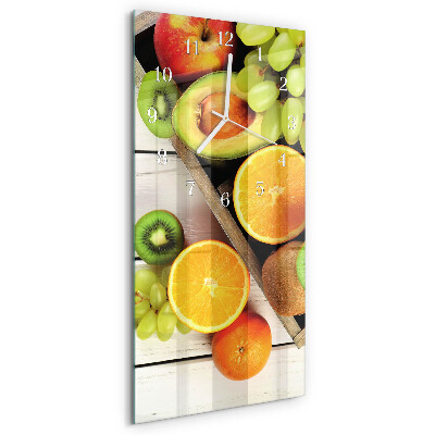 Vertikale Uhr Obst