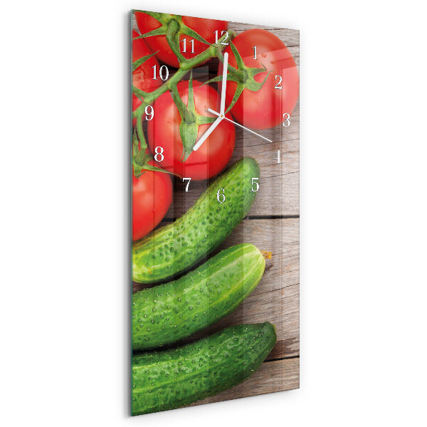 Vertikale Uhr Gemüse