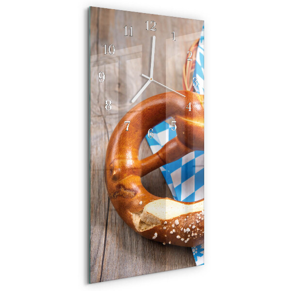 Vertikale Uhr Brezel