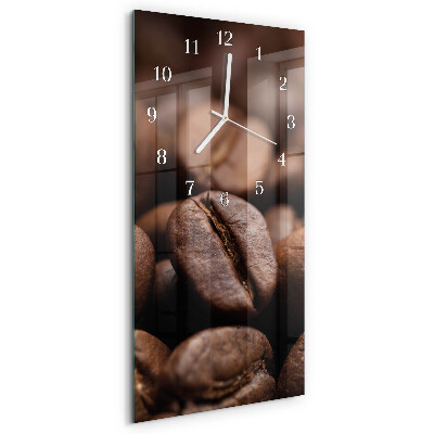Vertikale Uhr Kaffeebohnen