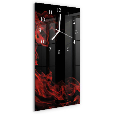 Vertikale Uhr Feuer