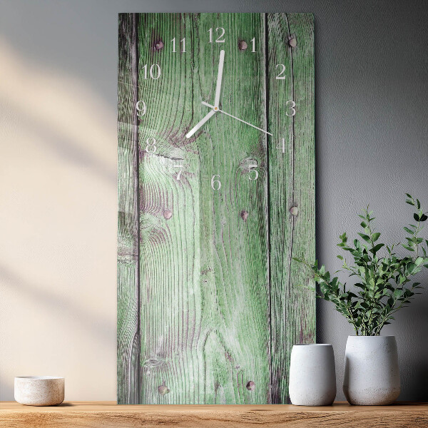 Vertikale Uhr Holzbrett