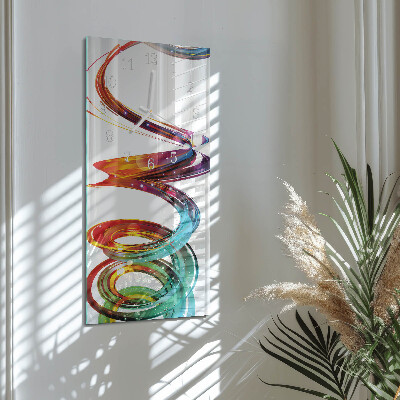 Vertikale Uhr Spiral