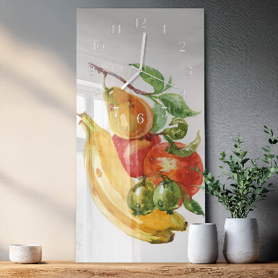 Vertikale Uhr Obst