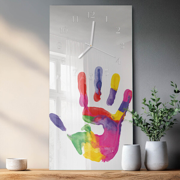 Vertikale Uhr Hand