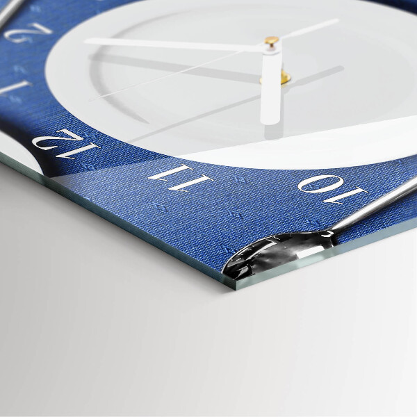 Vertikale Uhr Platte