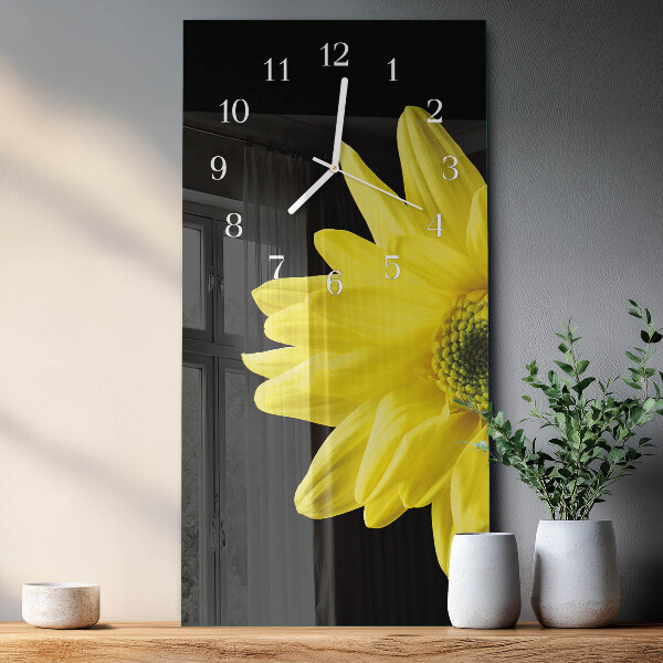 Vertikale Uhr Blume