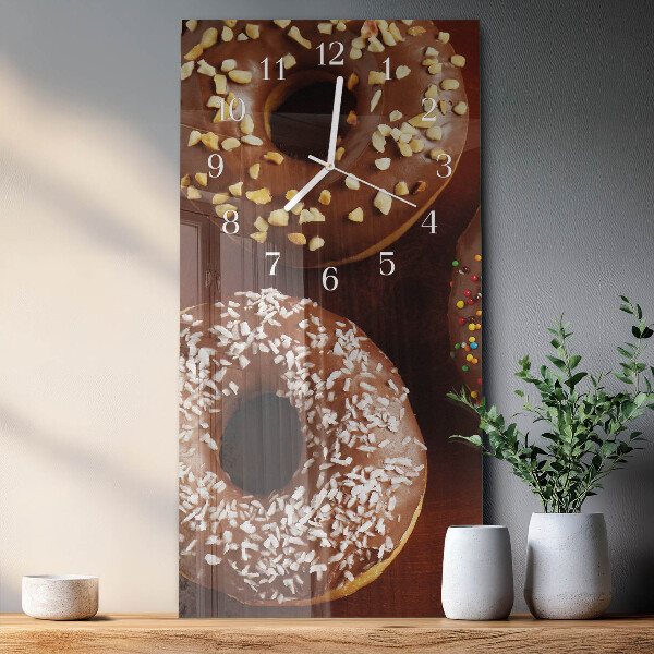 Vertikale Uhr Donuts