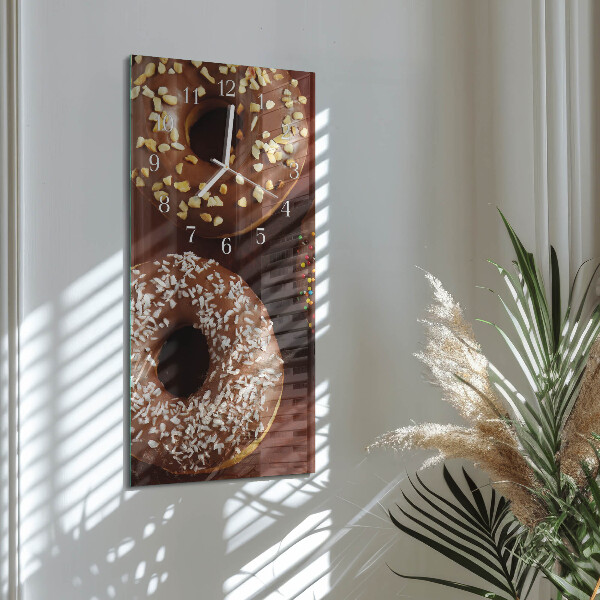 Vertikale Uhr Donuts