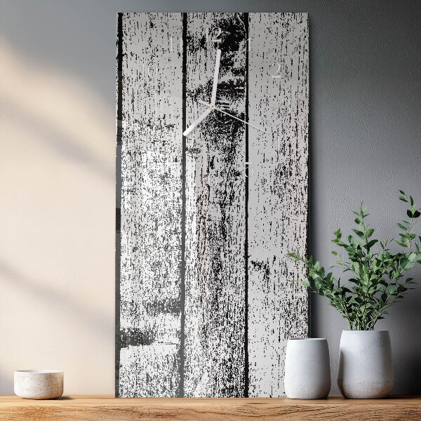 Vertikale Uhr Holz