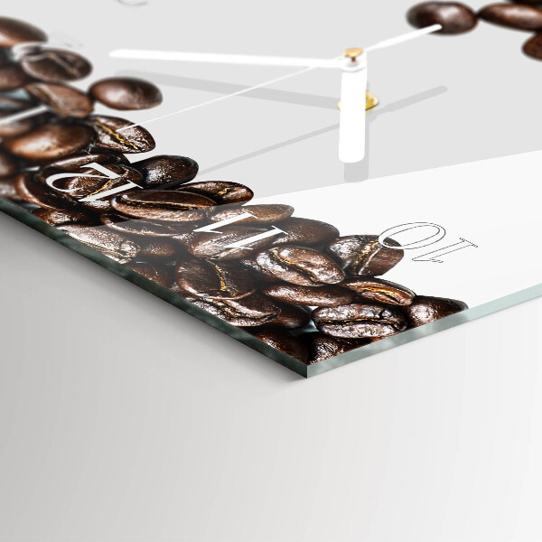 Horizontale Uhr Kaffeebohnen