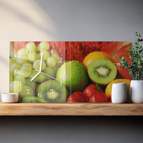 Horizontale Uhr Obst