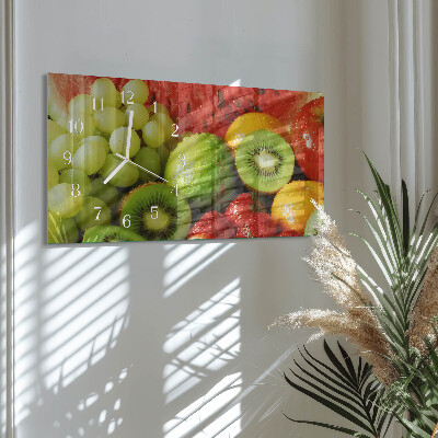 Horizontale Uhr Obst