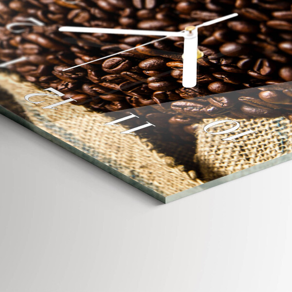 Horizontale Uhr Kaffee