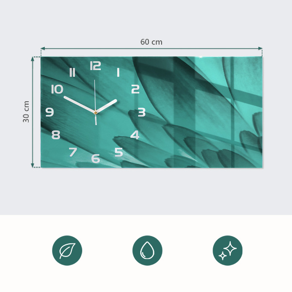 Horizontale Uhr Himbeeren