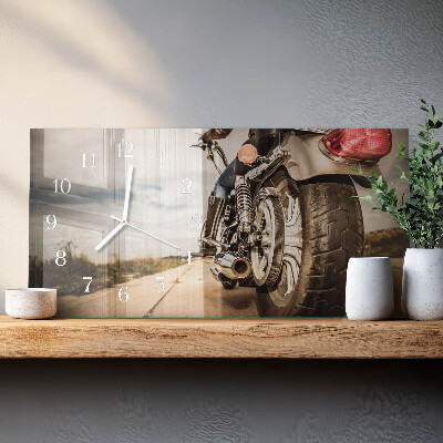 Horizontale Uhr Motorrad