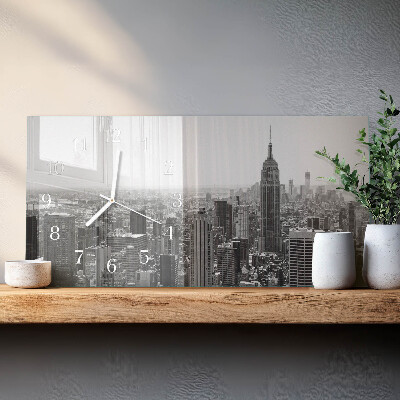 Horizontale Uhr New York