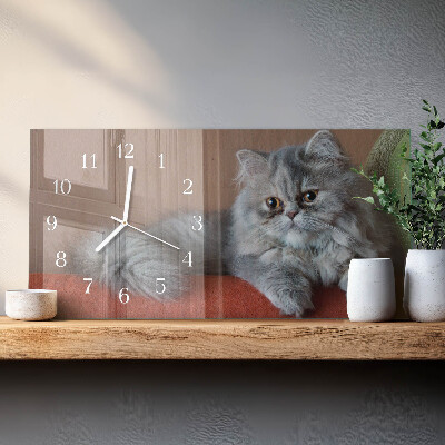 Horizontale Uhr Perserkatze