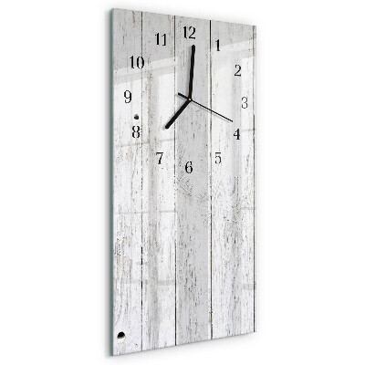 Vertikale Uhr Holz