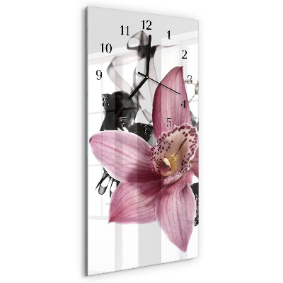 Vertikale Uhr Orchidee