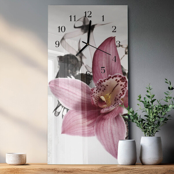 Vertikale Uhr Orchidee