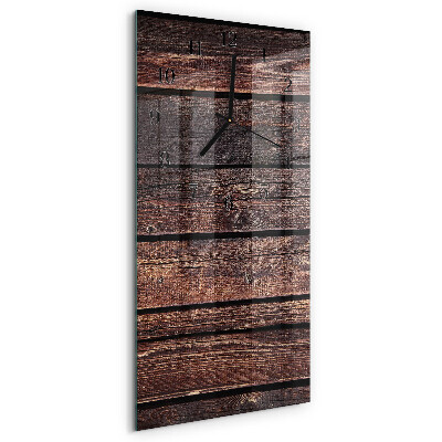 Vertikale Uhr Holz