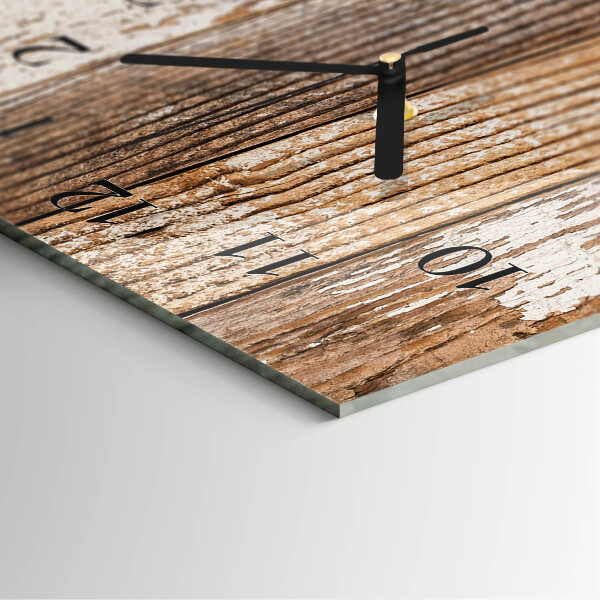 Vertikale Uhr Holz