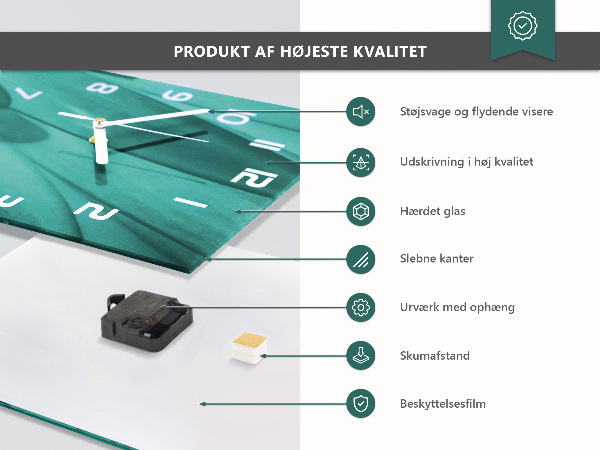 Vertikale Uhr Welle