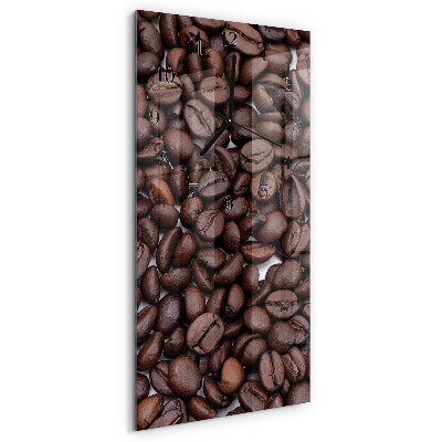 Vertikale Uhr Kaffeebohnen