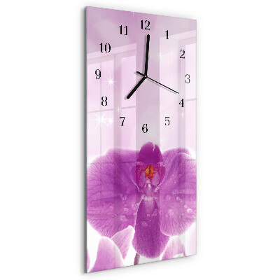 Vertikale Uhr Orchidee