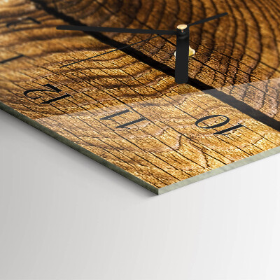 Vertikale Uhr Holz