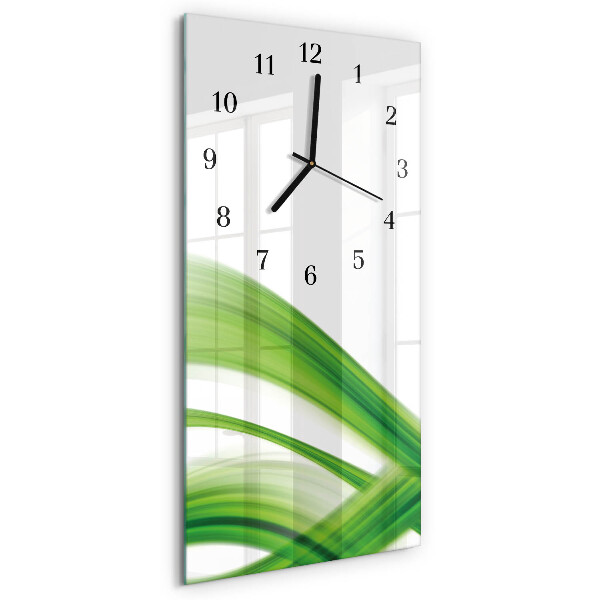 Vertikale Uhr Abstrakte Welle