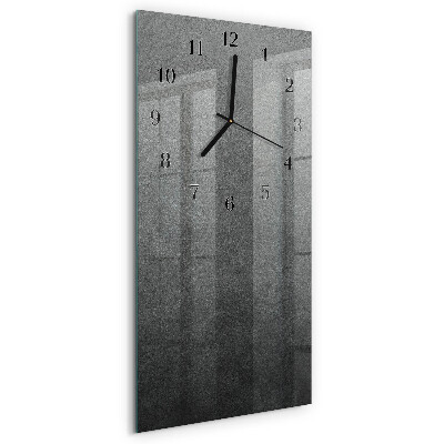 Vertikale Uhr Marmorwand