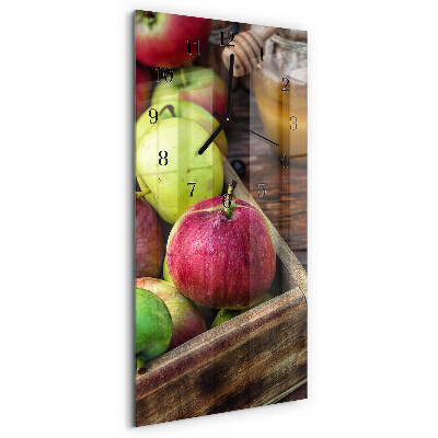 Vertikale Uhr Apfel