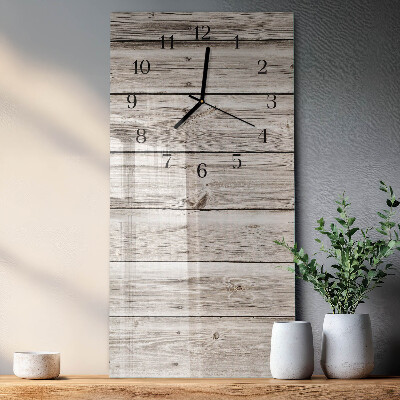 Vertikale Uhr Holzleisten