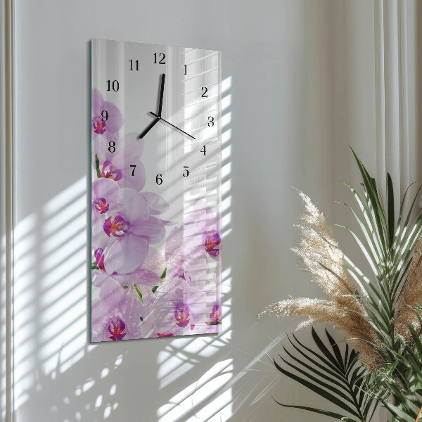 Vertikale Uhr Orchideen