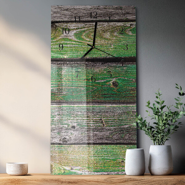 Vertikale Uhr Holzbretter