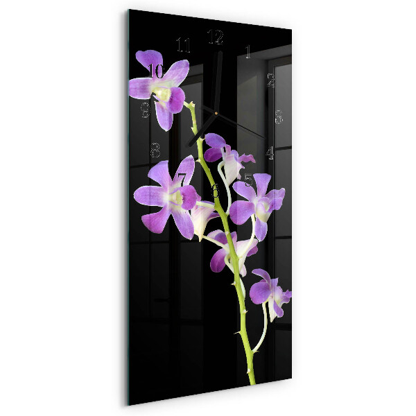 Vertikale Uhr Blumen