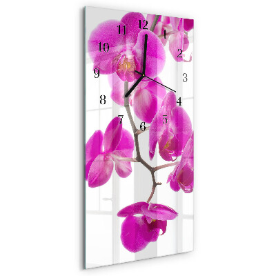 Vertikale Uhr Orchideen