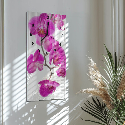 Vertikale Uhr Orchideen