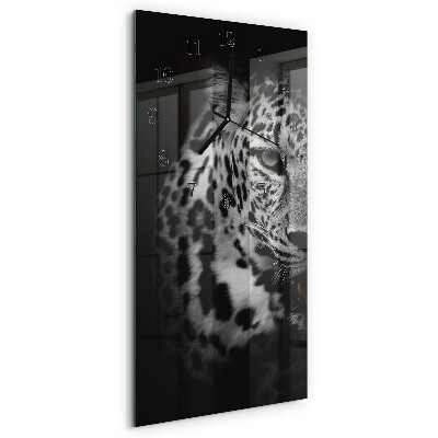 Vertikale Uhr Tiger