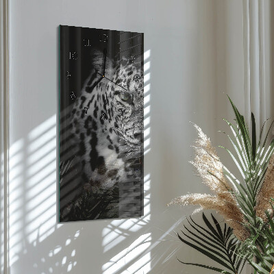 Vertikale Uhr Tiger