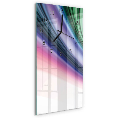 Vertikale Uhr Abstrakte Linien