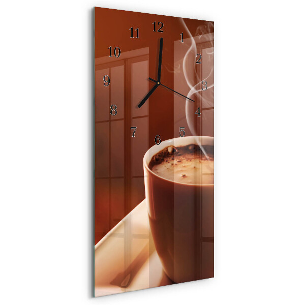 Vertikale Uhr Kaffee