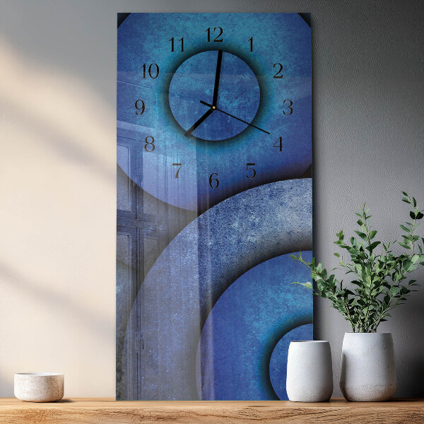 Vertikale Uhr Die Kunst der Kreise