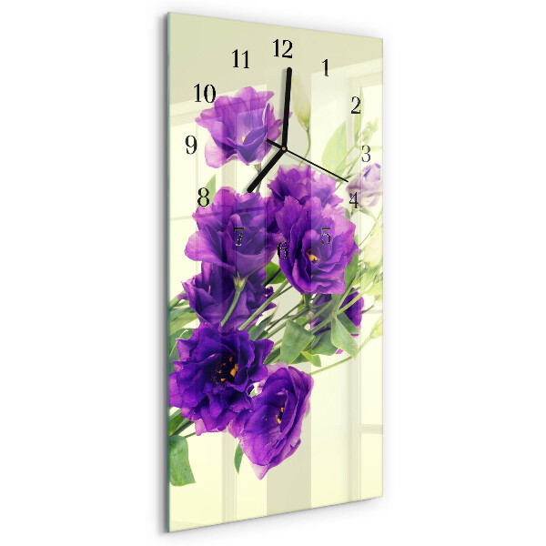 Vertikale Uhr Blumen