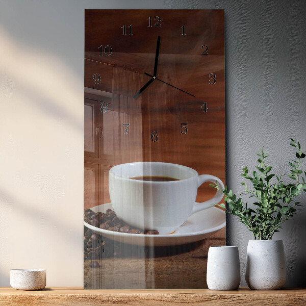 Vertikale Uhr Tasse